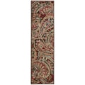 Graphic Illusions Paisley Multicolor Rug (2'3 x 8')