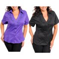 Stanzino Women's Embroidered Plus Size Top