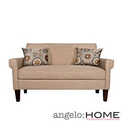 angelo:HOME Ennis Sandstone Khaki Brown Twill Sofa