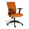 J & K Orange Office Chair with Arms