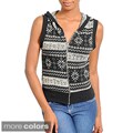 Stanzino Women's Sleeveless Hooded Top