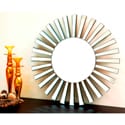 Abbyson Living Soleil Round Wall Mirror