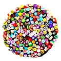 Shany Nail Art 200-piece Manicure Fimo Canes, Sticks and Rods Gel Tips With Free Cutter