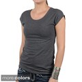 Fashion Corner Women's Layering Cap Sleeve Tee