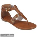 Hailey Jeans Co. Women's 'Jazibel-05' T-strap Gladiator Sandals