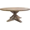 La Phillippe Reclaimed Wood Round Dining Table