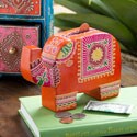 Cruelty-Free Leather Elephant Piggy Bank (India)