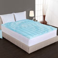 Dream Form 2-inch Orthopedic 5-zone Gel Foam Mattress Topper