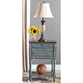 Tempe 1-light Ribbed Glass Table Lamp