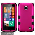 INSTEN Shockproof 3-piece PC Soft Silicone Hybrid Phone Case Cover for Nokia Lumia 630, Lumia 635