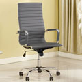 Furniture of America Kimmel Ribbed High Back Office Chair