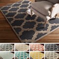 Hand-tufted Tetbury Moroccan Trellis Wool Rug (5' x 7'6)