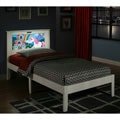 LightHeaded Beds Montgomery White Twin Bed by Lifetime