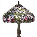 Tiffany-style Peony Table Lamp