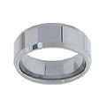 Tungsten Carbide Beveled-edge Band (8 mm)
