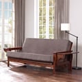 All Wood Futon Set with Table Arm and Mattress