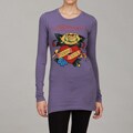 Ed Hardy Women's Purple Scoop Neck Top