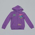 Ed Hardy Big Girl's Purple Rhinestone Hoodie FINAL SALE