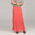 Romeo & Juliet Women's Coral Ruched Skirt