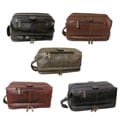 Amerileather Men's Leather Toiletry Bag