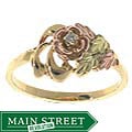 Black Hills Gold Diamond Rose Ring