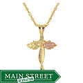 Black Hills Gold Cross Pendant