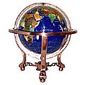 Lapis Lazuli Ocean 6-in. Gemstone Globe