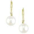 Miadora 14-kt. Diamond 6.5-7 mm Cultured Pearl Earrings