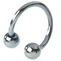 Stainless Steel/ Titanium Twist Barbell Belly Ring