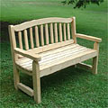 Adirondack Cedar Park and Garden Wooden Bench