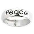 CGC Sterling Silver 'Peace' Ring