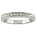 Miadora 14k Gold 1/4ct TDW Round Diamond Anniversary Ring