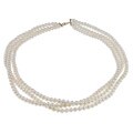 DaVonna Freshwater Pearl 16-inch Triple-strand Necklace (4.5-5 mm)