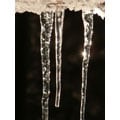 Handcrafted Recycled Glass Icicle Ornaments - 20 pack (India)