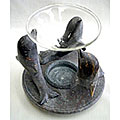 Dolphin Soapstone Aromatherapy Oil Burner (Pack of 2)