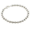 Tressa Sterling Silver Bead Bracelet