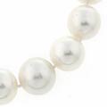 14k Gold Cultured White South Sea Pearl Necklace (10-13 mm)