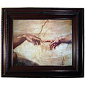 The Creation of Adam (Detail) Framed Canvas