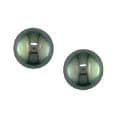 Miadora 14k Yellow Gold Tahitian Pearl Stud Earrings (8-9mm)