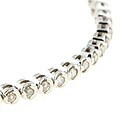 14k White Gold 1ct Diamond Tennis Bracelet (J, I3)