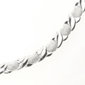Sterling Silver 16-inch Hugs and Kisses Necklace