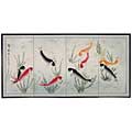 Nine Lucky Fish Silkscreen (China)