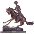 Cowboy Bronze Remington Statue
