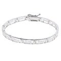 Sterling Silver Greek Key Link Bracelet