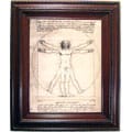Da Vinci - Vitruvian Man Framed Canvas