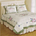 Victorian Garden Full/ Queen-size Cotton Patchwork Quilt
