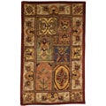 Handmade Classic Bakhtieri Multicolored Wool Rug (4' x 6')