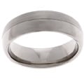 Men's Titanium 7mm Satin and Polish Band