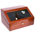 Four Winder Cherry Finish Watch Box for 10 Watches