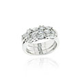 Icz Stonez Sterling Silver CZ 3-piece Stackable Ring